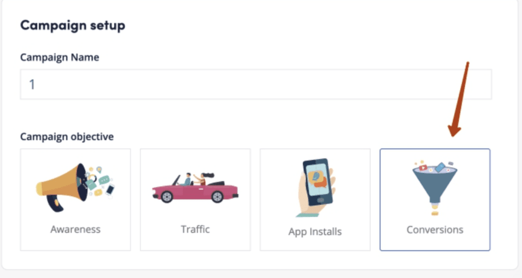 creating an ad campaign in Outbrain