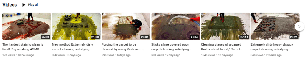"Change Cleaning Services" YouTube channel screenshot