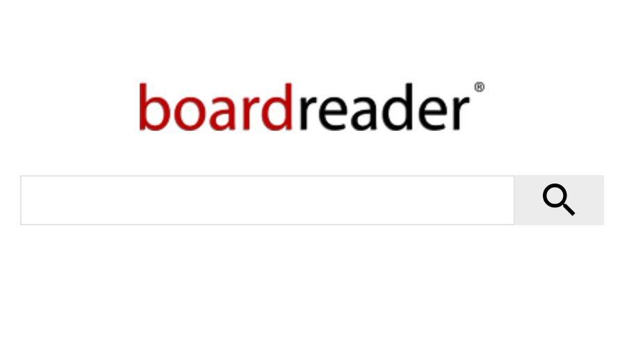 BoardReader search engine screenshot
