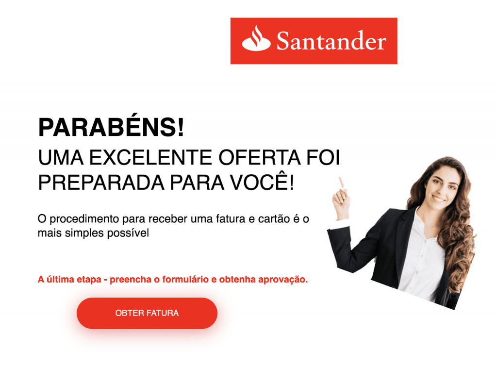 the landing page screenshot