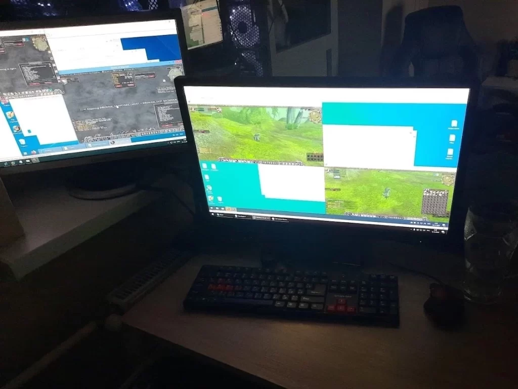 wow bot farming continues on both computers