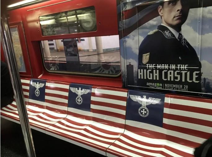 'The Man in the High Castle' ad in the NYC subway
