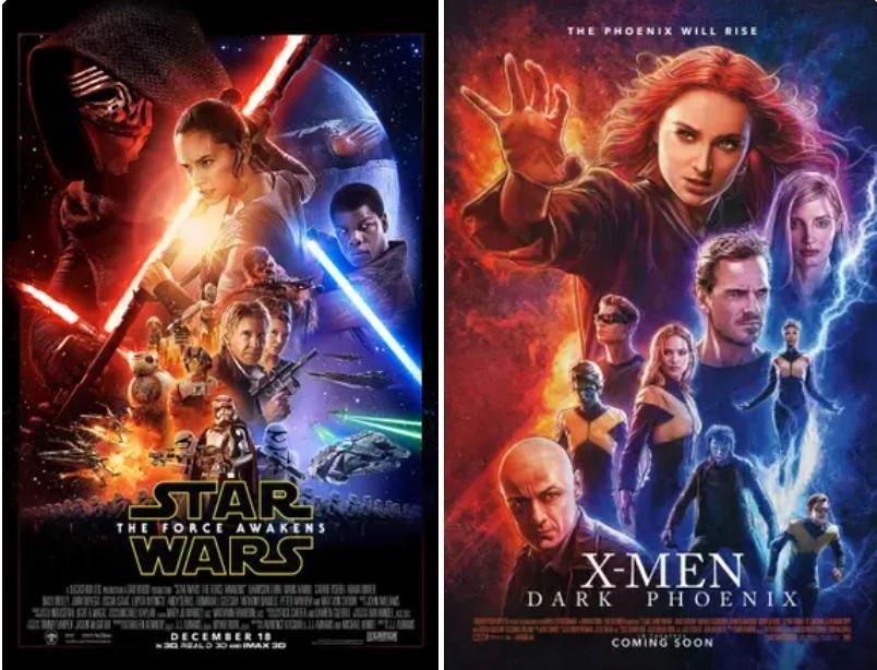 Star Wars and X-men bad advertisement example