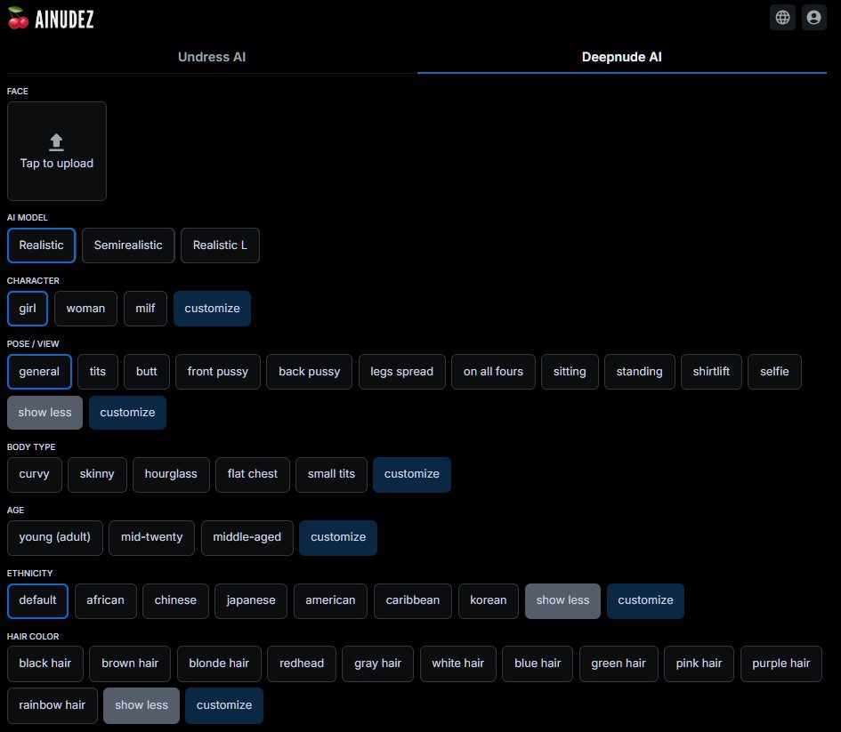 options in the ainudez generation process