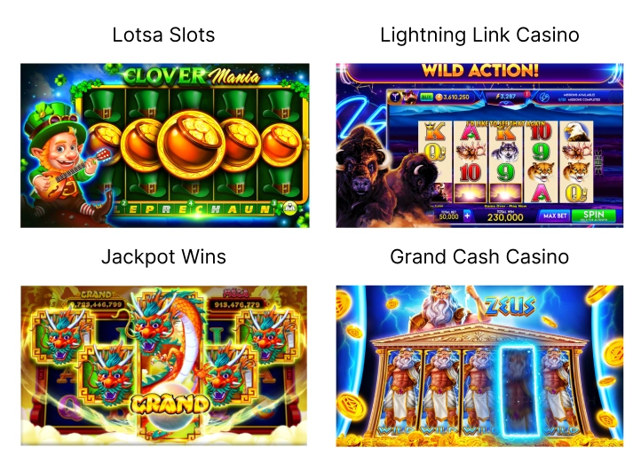 App screenshots examples