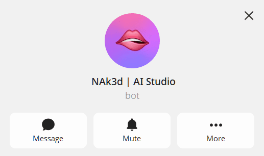 nak3d ai studio telegram tab