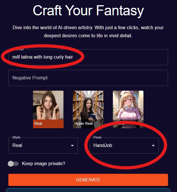 a filled out prompt window