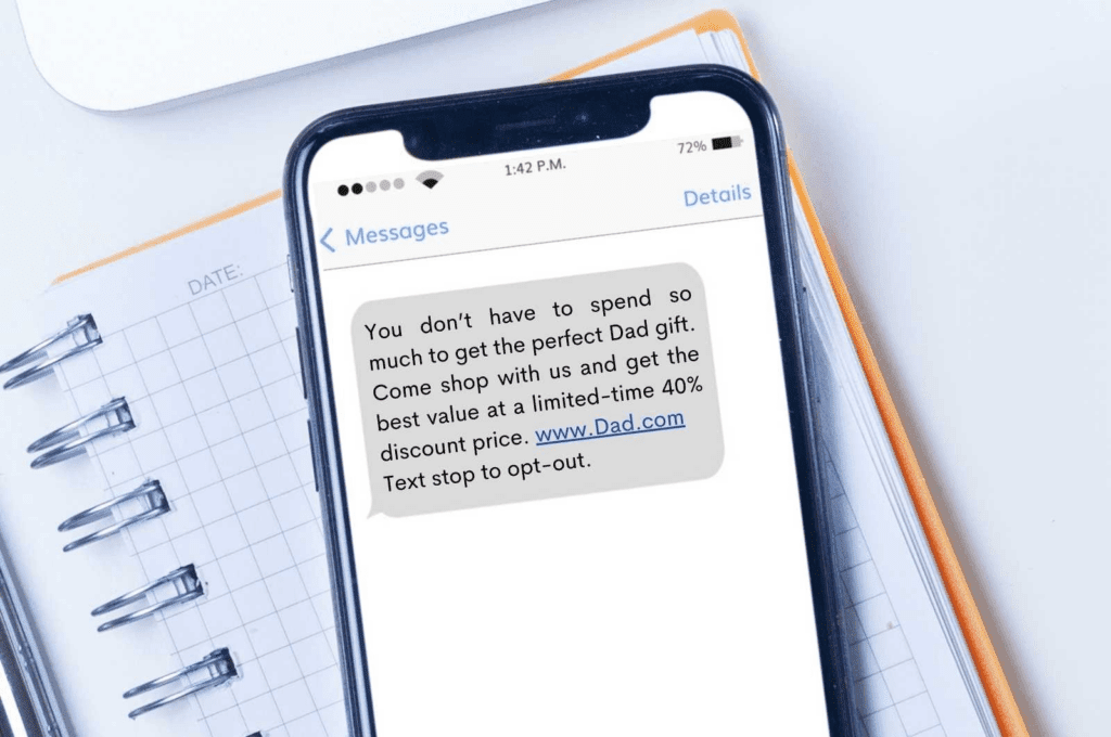 SMS Marketing example