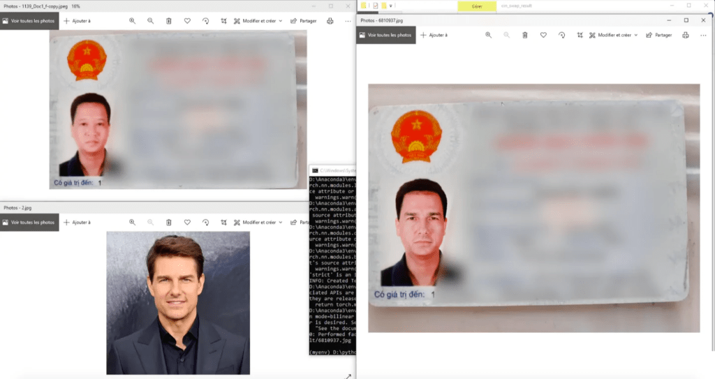 Deepfakes for passports