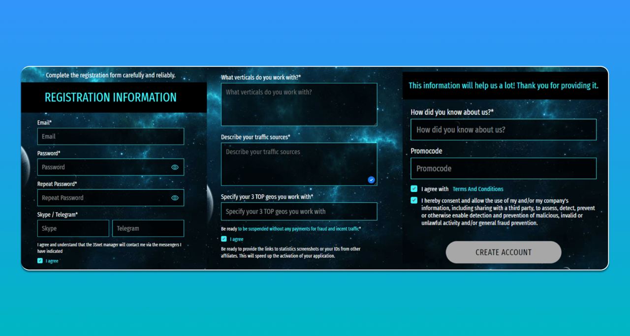 3SNET the iGaming Affiliate Network with 1000+ Offers 2024