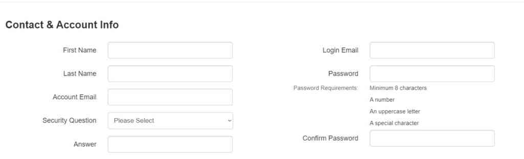 another screenshot from the sign up page in lego affiliate program