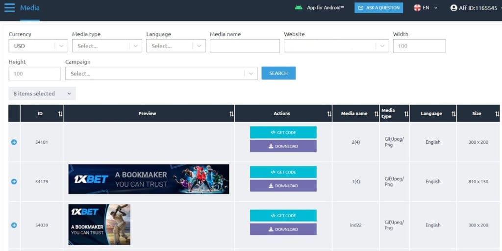 1xBet Partners iGaming Affiliate Program Direct Advertiser 2024
