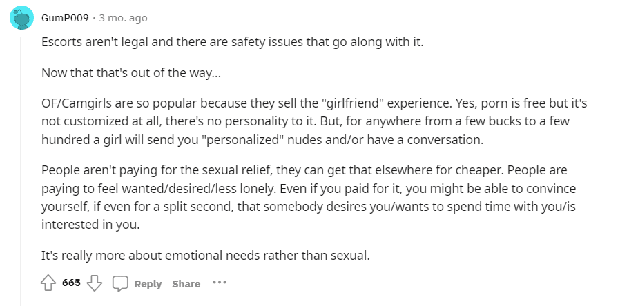screenshot of a reddit thread