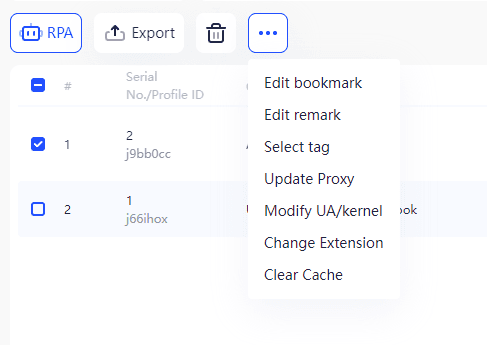 AdsPower profile automation window