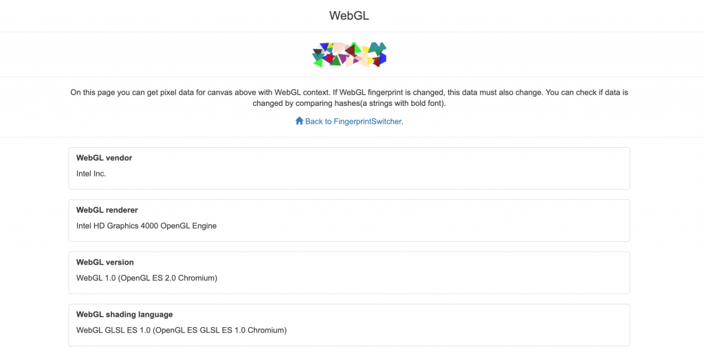 webgl test screenshot
