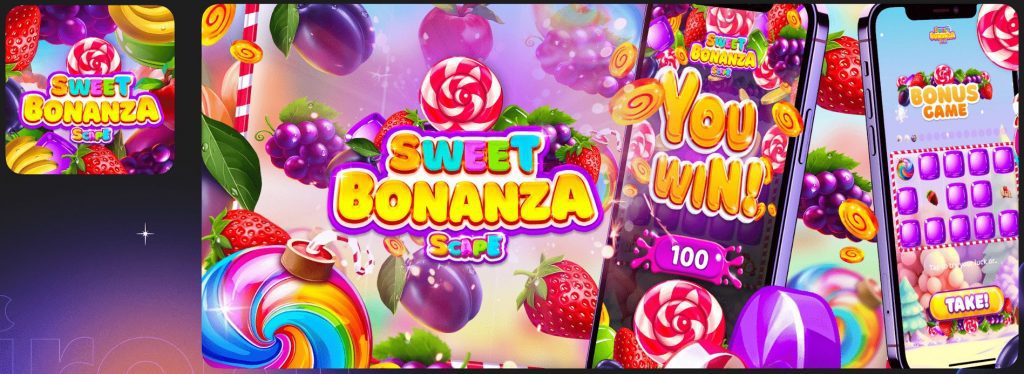 sweet bonanza colors and interface