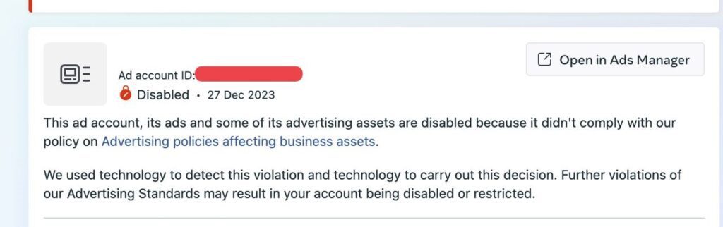 disabled ad account