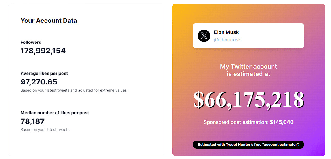 Twitter calculator