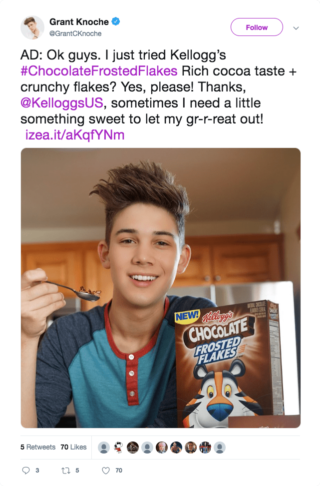 an example of a sponsored tweet