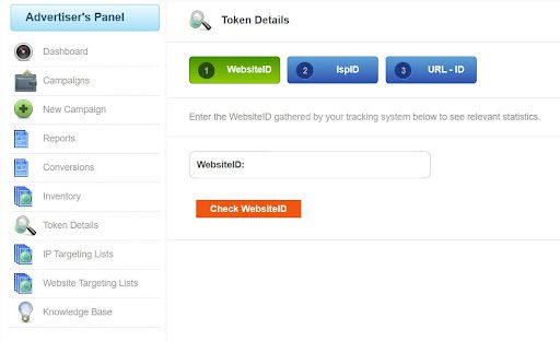 token details section