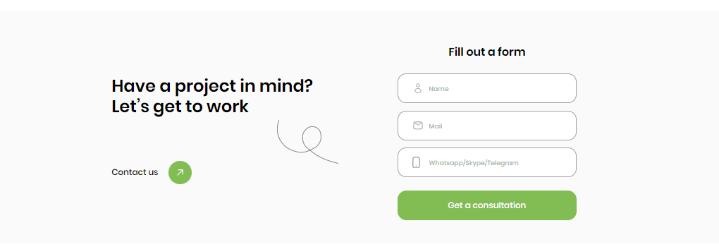 a form for you to be contacted by the scroogefrog agency