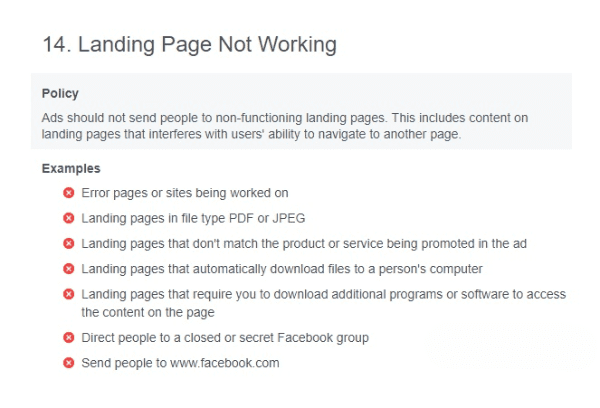 another excerpt from facebook ads policy