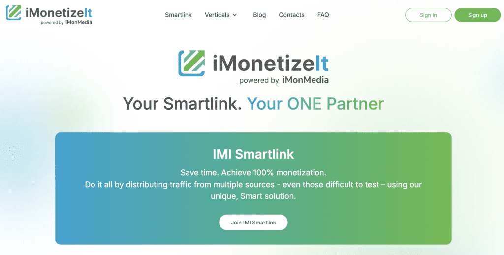 iMonetizeIt homepage