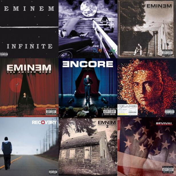 Eminem's best album covers 