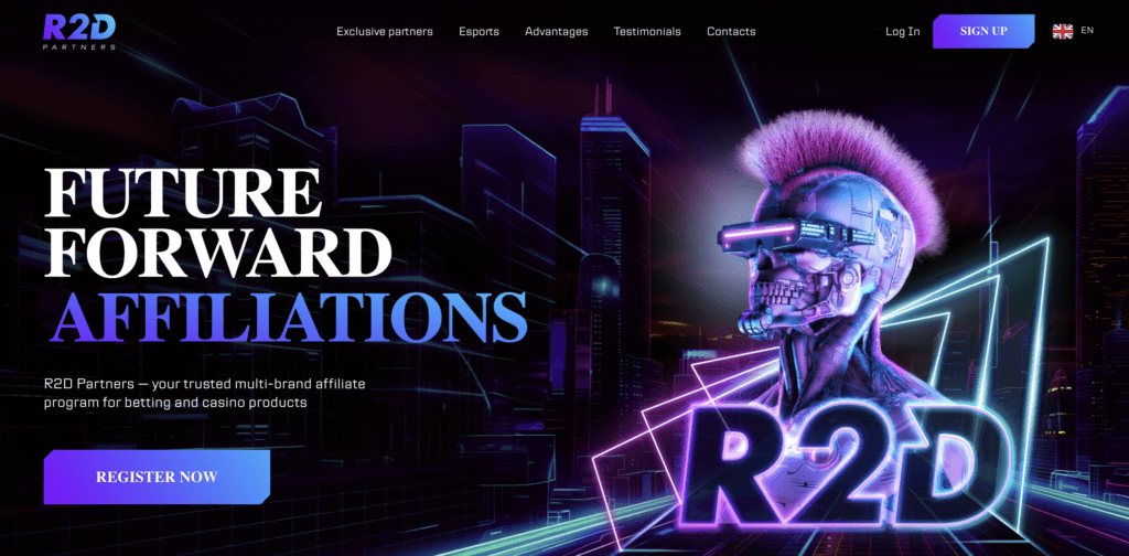 R2D Partners homepage