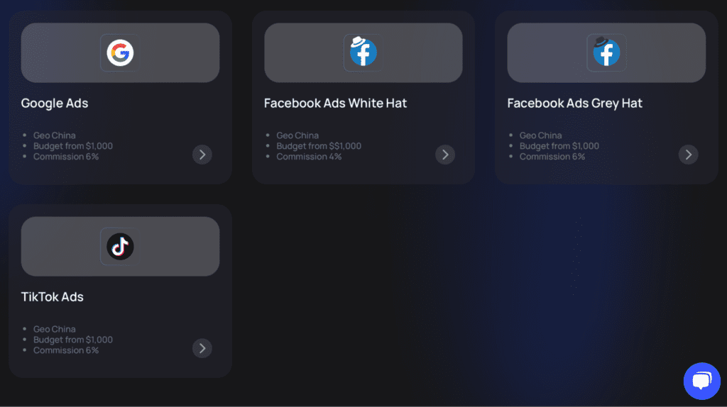 choosing the necessary advertising platform