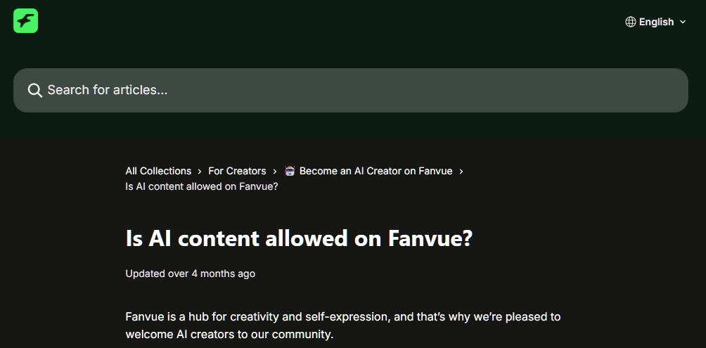 AffDays An excerpt from the FAQ section on Fanvue