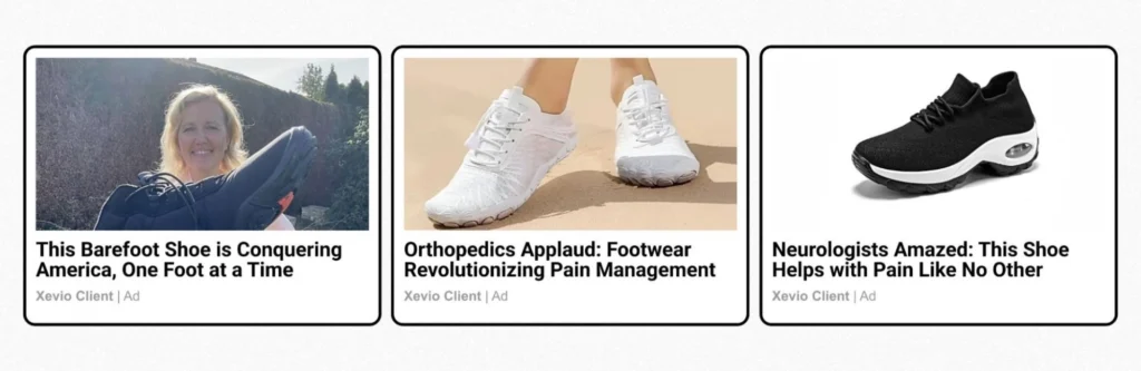 Some examples of orthopedic footwear ads that can draw customers attention