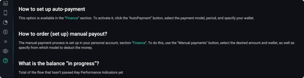 faq tab