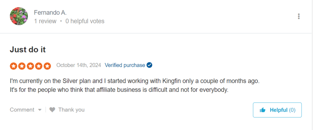 A review of Kingfin