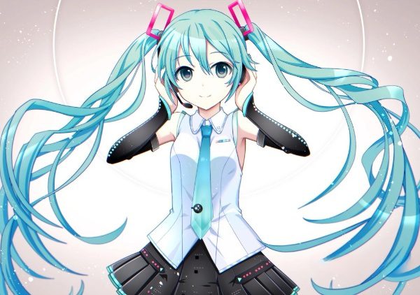 The image of Miku Hatsune