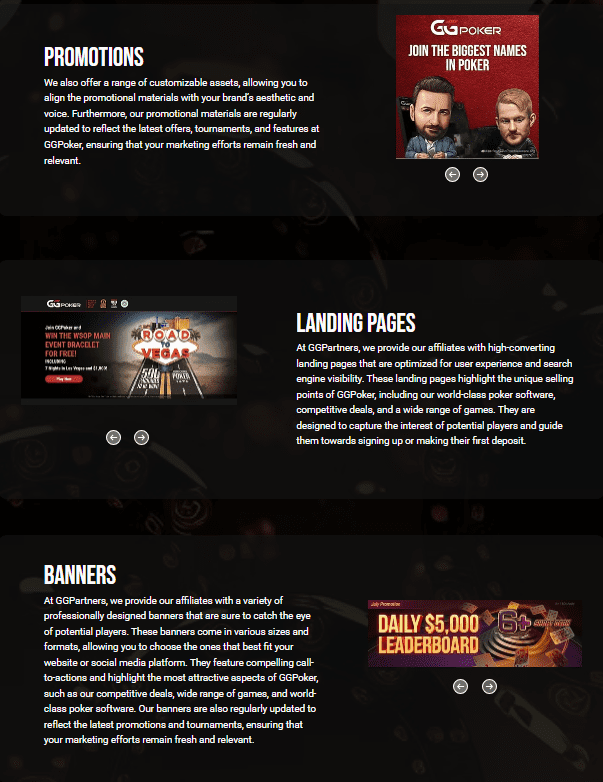 AffDays ggpartners homepage screenshot