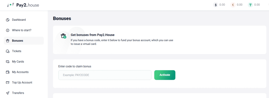 AffDays the bonuses tab