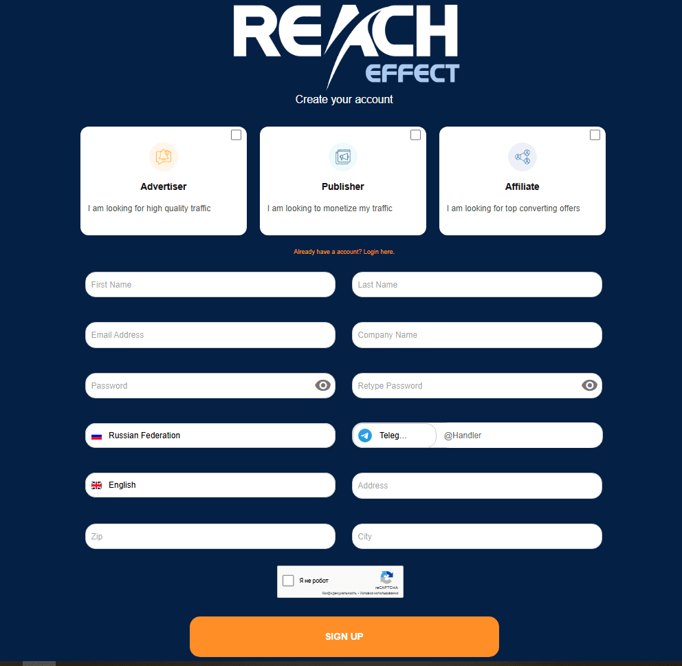 reacheffect homepage