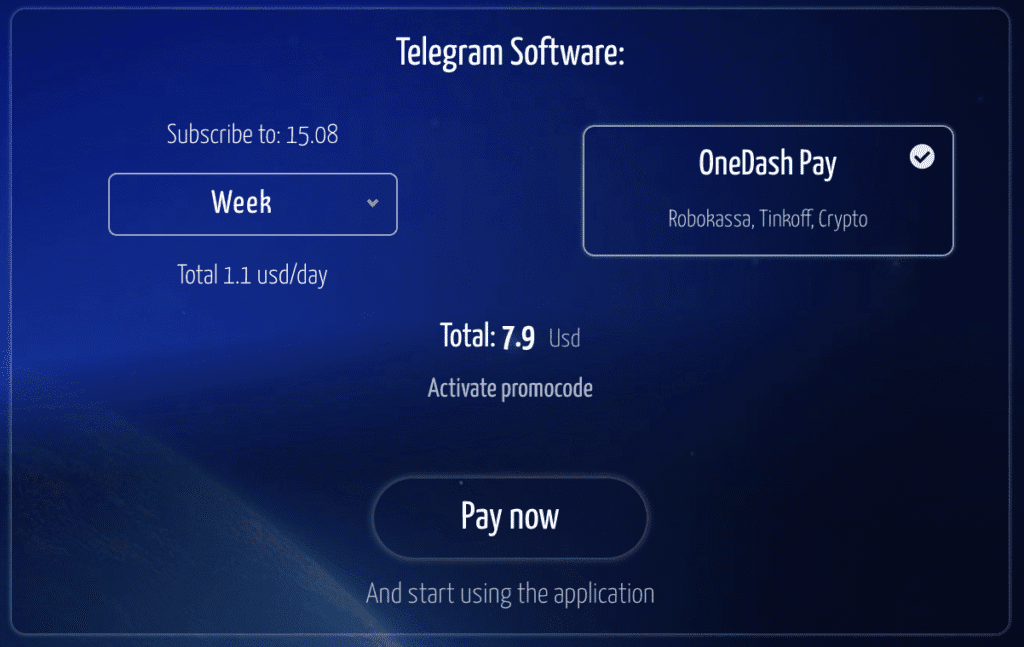 AffDays the ONE DASH bulk telegram account creator homepage