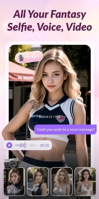 AffDays example of an ad creative that promotes an AI dating offer