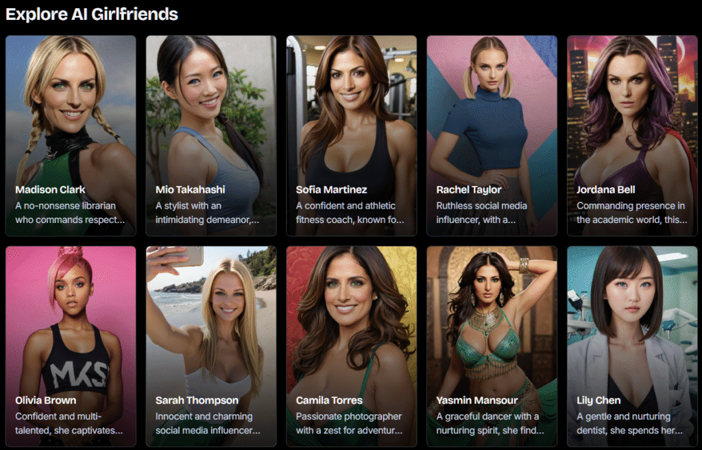 options for ai girlfriends