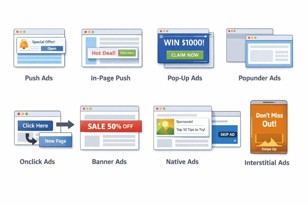 ad formats explained roughly