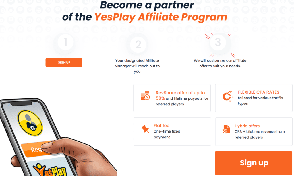 AffDays Example of an affiliate program website