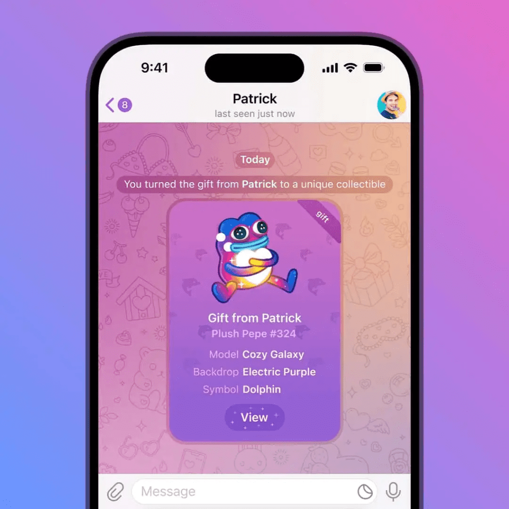 what telegram gifts look like