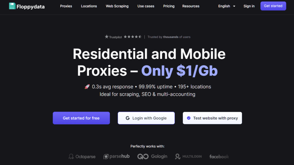 floppydata homepage